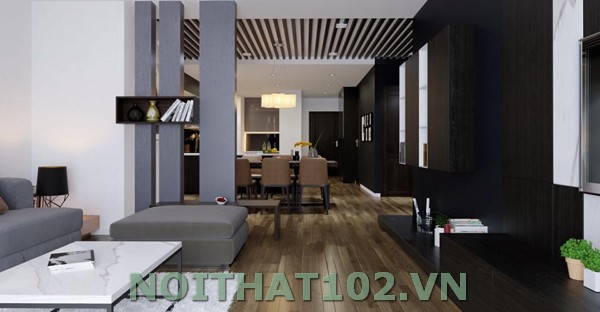Nội thất chung cư màu sắc hiện đại